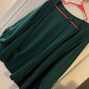 Hunter green cardigan